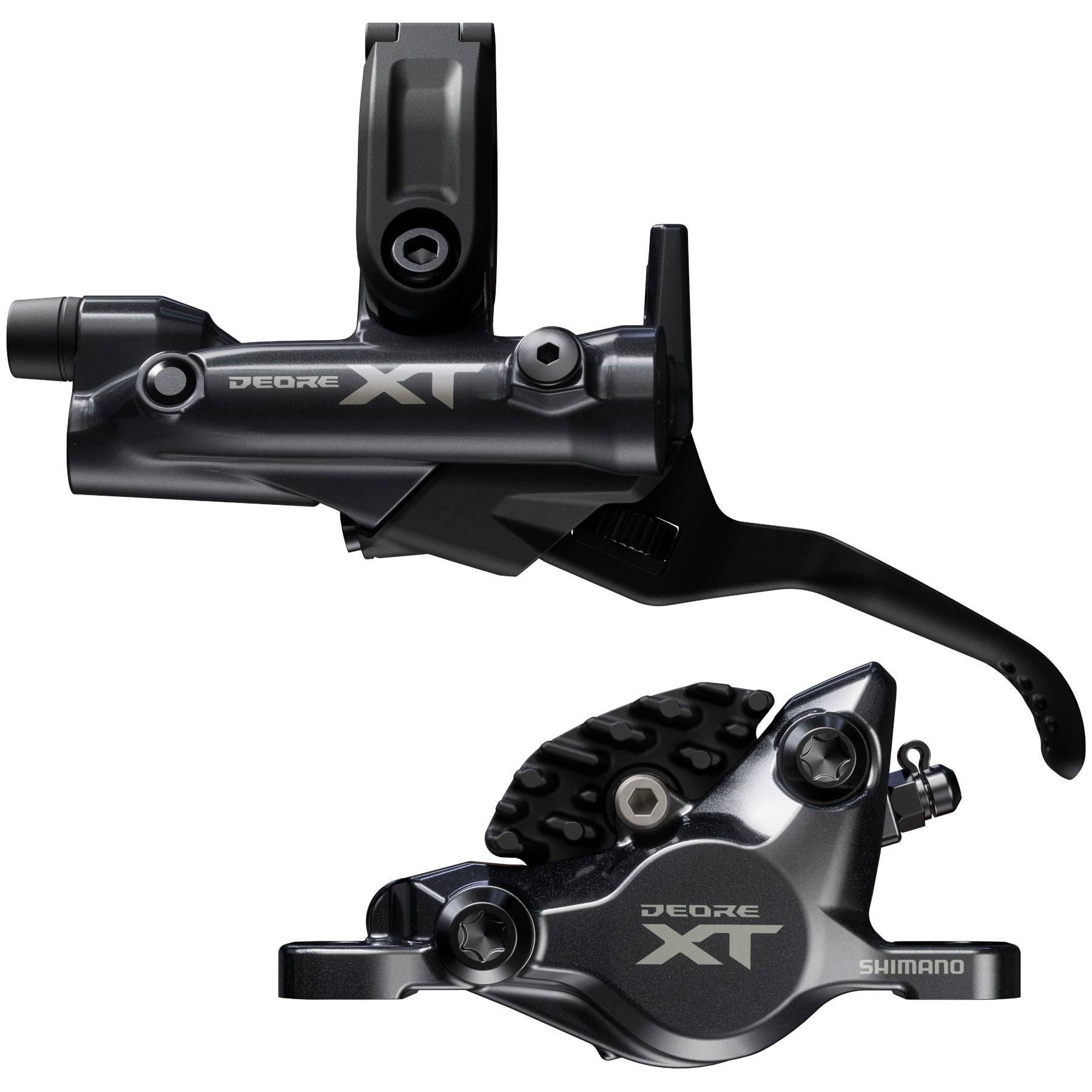 SHIMANO BR-M8200 Front Disc Brake XT Race BL-M8200 Left Lever w/ Metal Pad w/ Fin